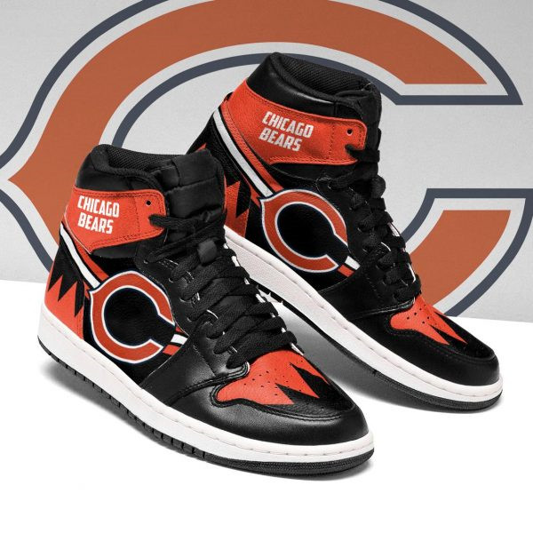 Women's Cincinnati Bengals AJ High Top Leather Sneakers 004